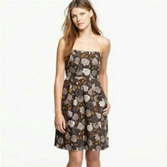 J. Crew Dresses & Skirts - J. Crew strapless cotton dress cocktail size 00